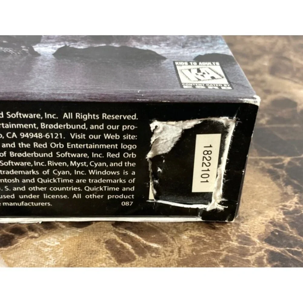 Riven: The Sequel to Myst Windows/Mac 1997 CD-Rom w/BradyGames Hints & Solutions